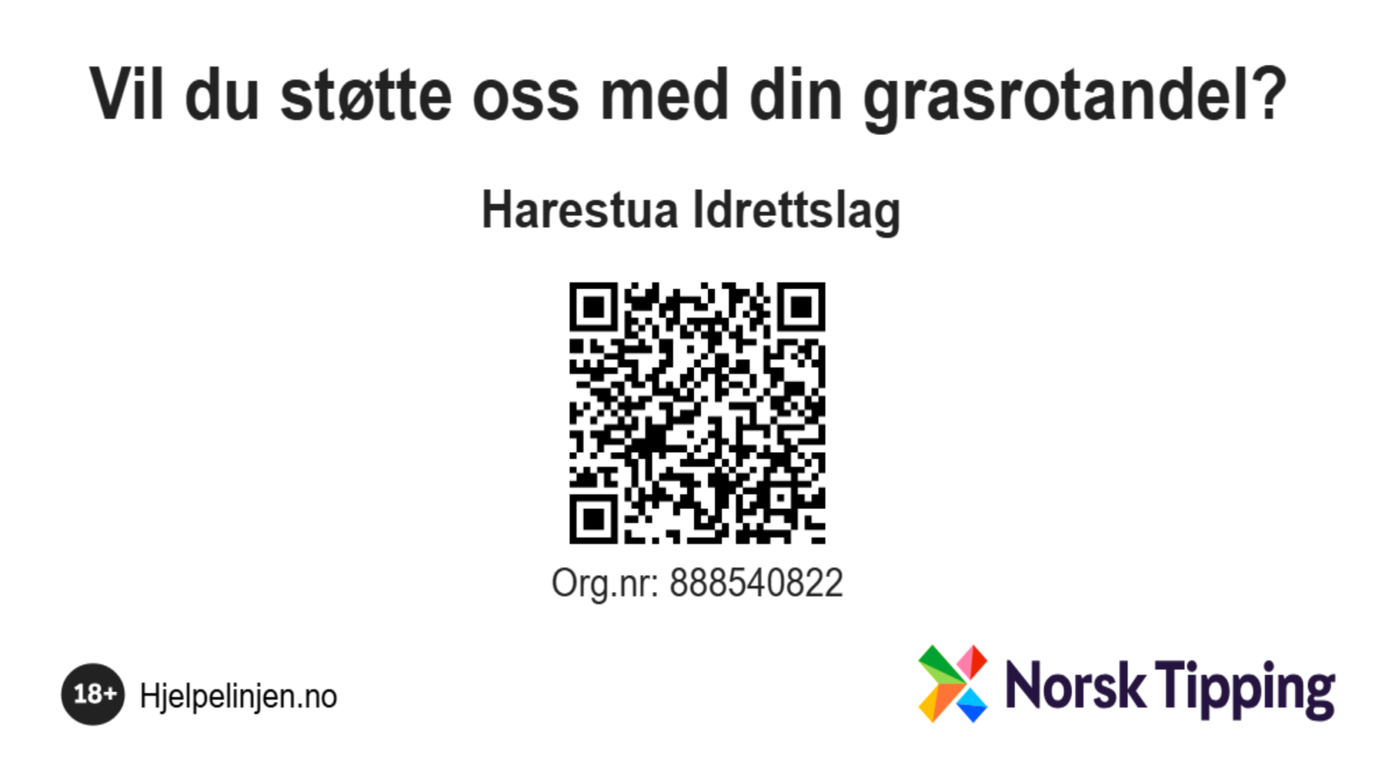 Grasrotandelen QR-kode